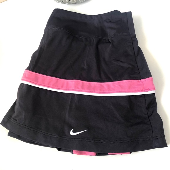Nike Dri Fit Tennis Skirt Skort M Gray Pink - Picture 5 of 5